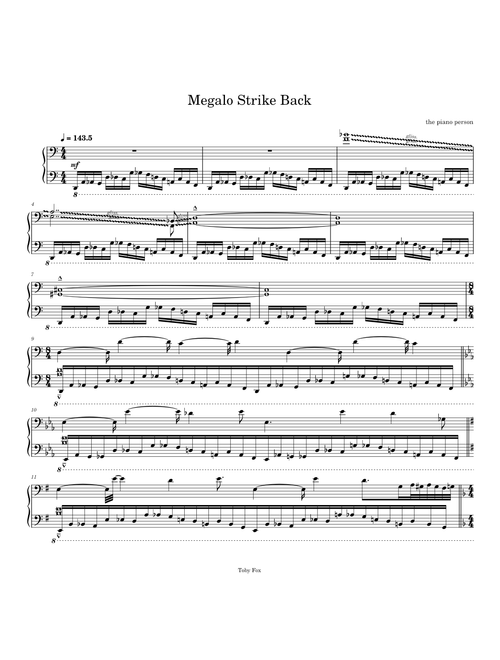 Megalo Strike Back – Toby Fox