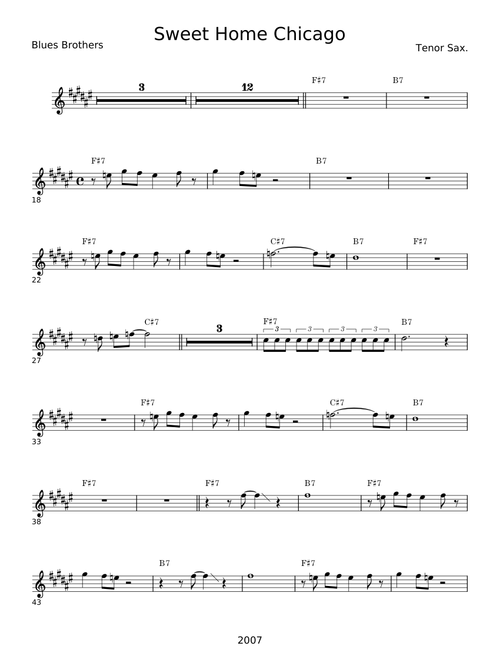 Sweet home chicago - The Blues Brothers