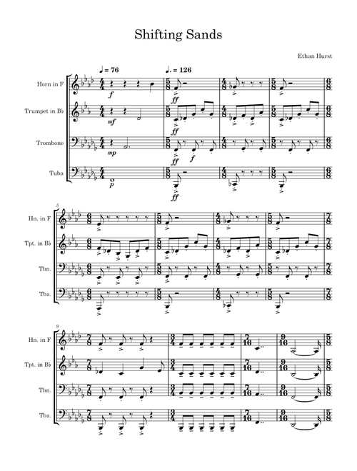 Brass Quartet – efhurst40