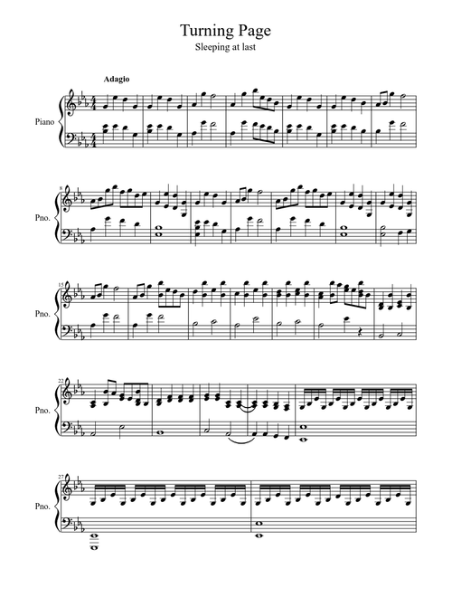 Sleeping at last - Turning Page 