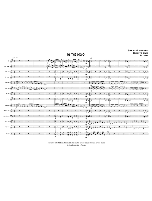In The Mood (Arr. L Crane) - Ernie Field's Orchestra (Brass Band)