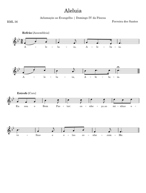 Aleluia - Ferreira dos Santos