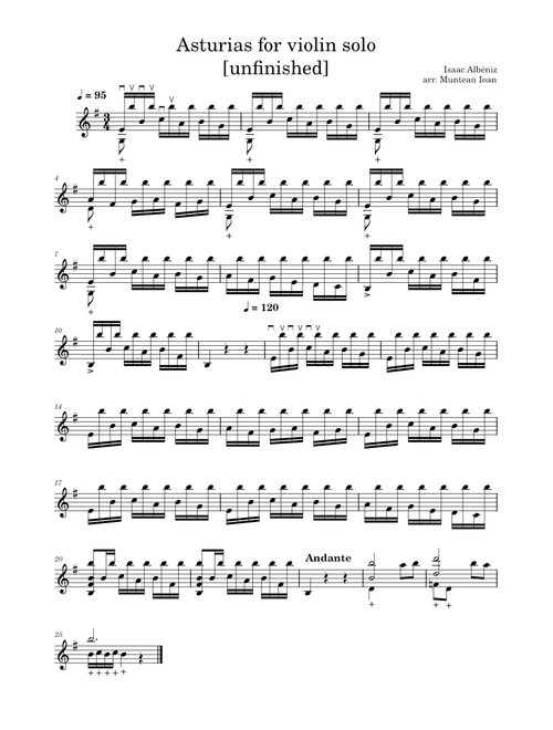 Asturias op. 47, No.5 – Isaac Albéniz