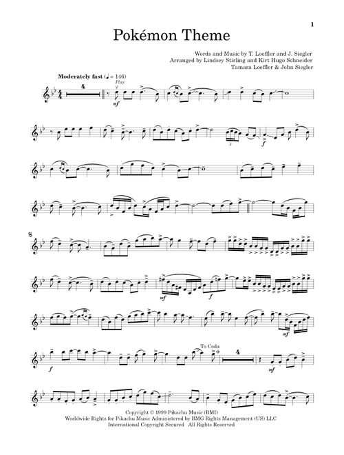 Pokemon Theme - Lindsey Stirling, J Siegler (Violin Solo)