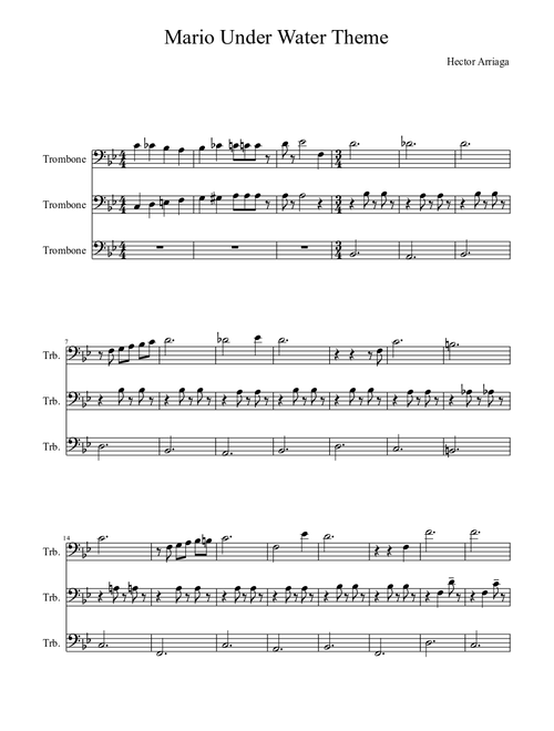 Mario Under Water Theme