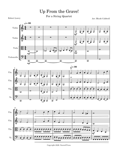 Christ arose – Robert Lowry
