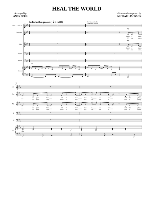 Heal the world – Michael Jackson