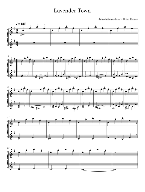 Lavender Town - Celtic Harp