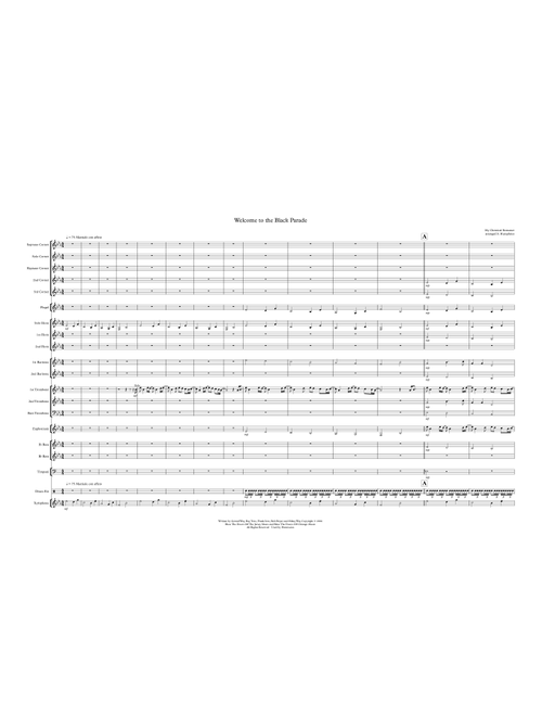 Welcome To The Black Parade (Arr. Shaun Humphries) - My Chemical Romance (Brass Band)