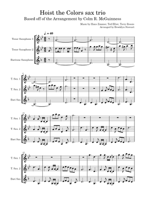 Hoist the colours – Hans Zimmer Hoist the Colors trombone trio