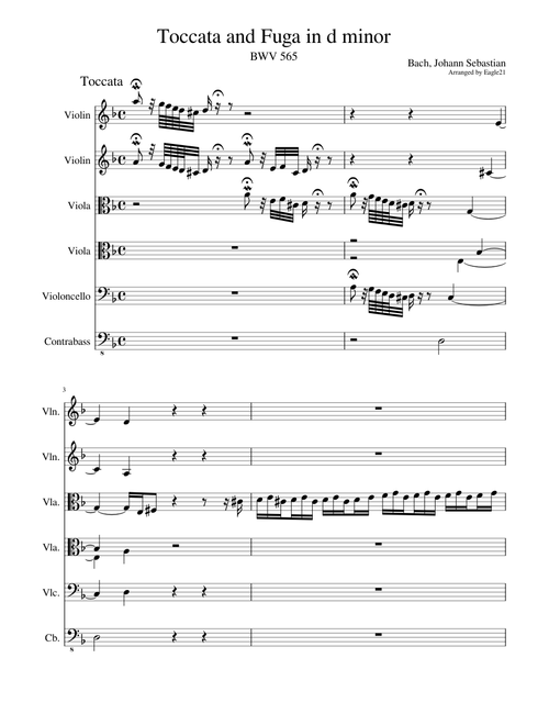 Bach - Toccata and Fuga in d minor BWV 565