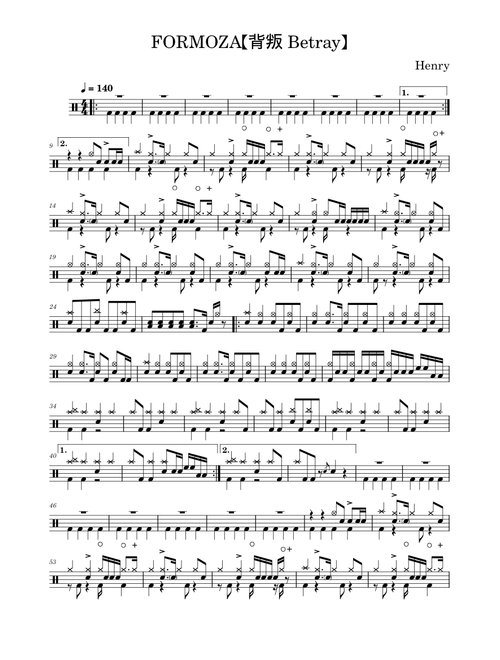 henrykywu | Free sheet music | Download PDF or print on