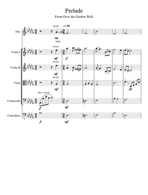 Prelude (From Over the Garden Wall)