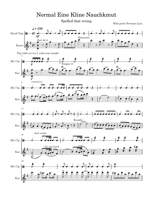 Eine kleine Nachtmusik, K.525 – Wolfgang Amadeus Mozart Eine Kleine Nach