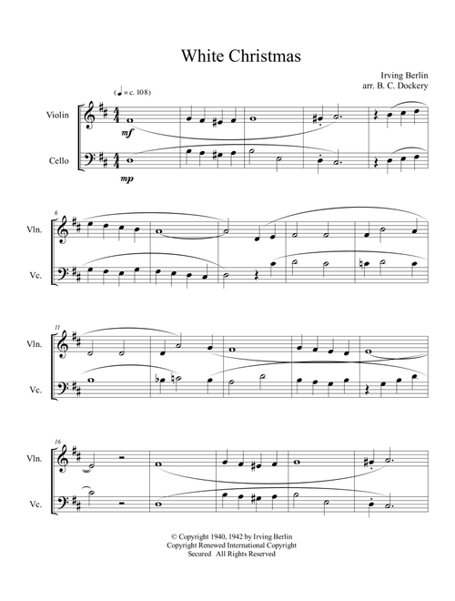 White Christmas (Arr. B. C. Dockery) - Dave Koz & Kelly Sweet (Instrumental Duet)