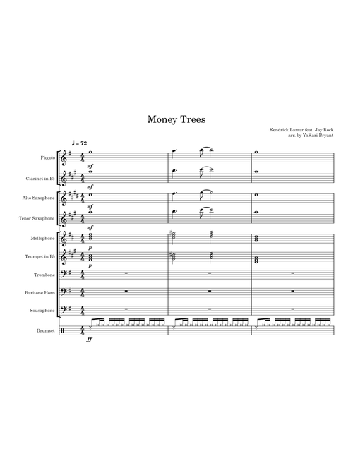 Money trees – Kendrick Lamar