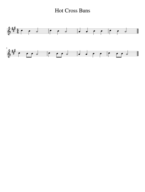 Hot Cross Buns