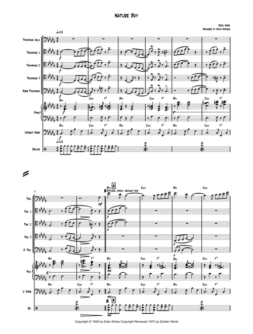 Nature Boy (Arr. Kevin Morgan) - Nat King Cole (Brass Ensemble)