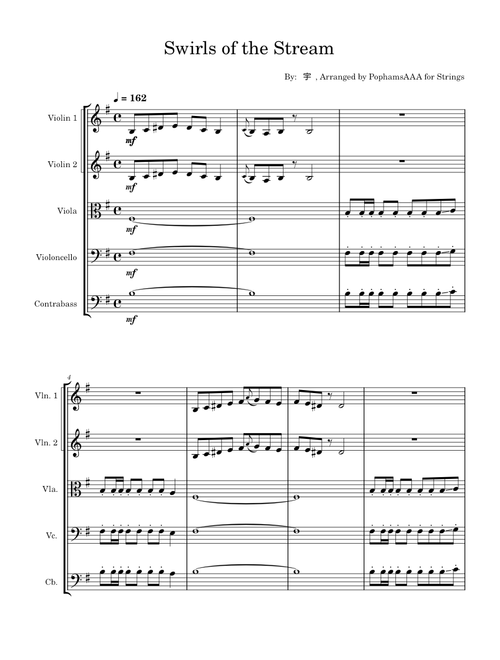 Swirls of the Stream – Yu-Peng Chen Swirls of the Stream (Arranged for Strings)