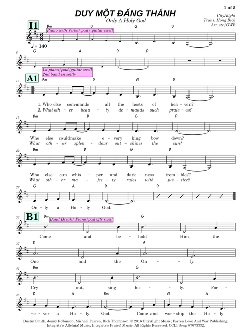 Only a holy god – CityAlight