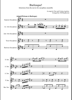 Show me how you burlesque - Christina Aguilera Sheet Music