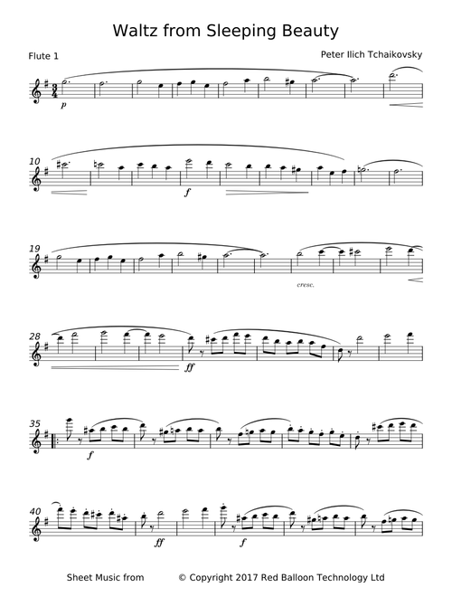 Waltz from sleeping beauty - Pyotr Ilyich Tchaikovsky