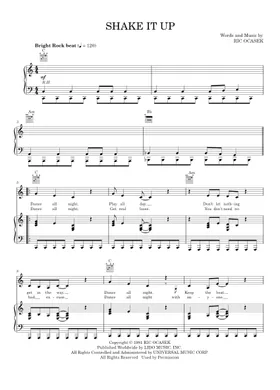 Free The Cars sheet music | Download PDF or print on Free The Cars sheet music | Download PDF or print on