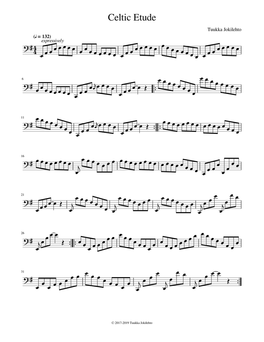 The celtic cello cheap