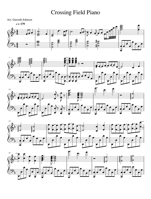 Crossing Field Piano
