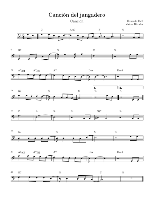 Canción del jangadero – Eduardo Falú