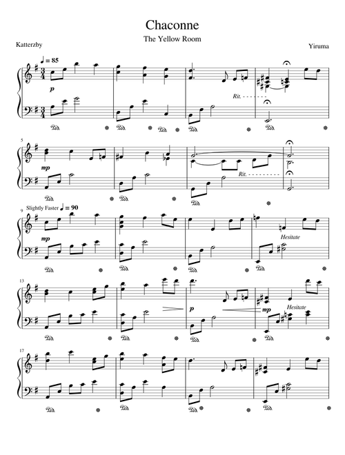 Chaconne – Yiruma