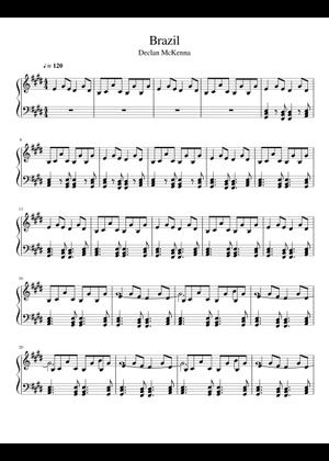 Brazil – Declan McKenna Brazil - Declan McKenna Sheet Music and Tab ...