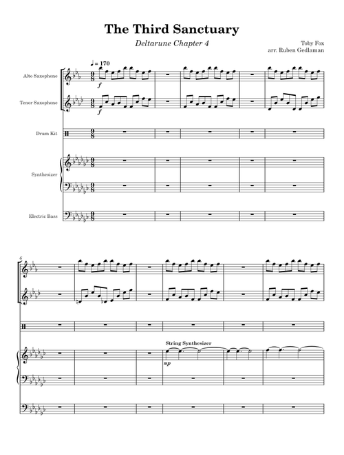 The Third Sanctuary – Toby Fox [Deltarune]
