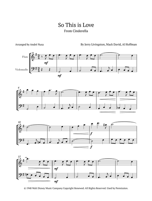 So This Is Love (Arr. André Nusa) - James Ingram (Instrumental Duet)
