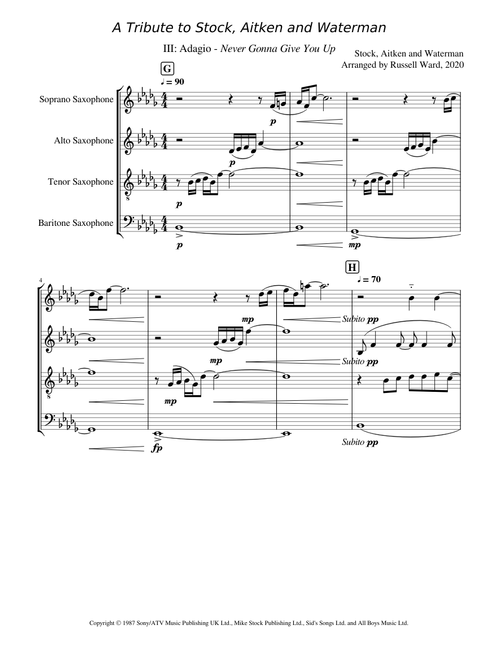 Never Gonna Give You Up (adagio)