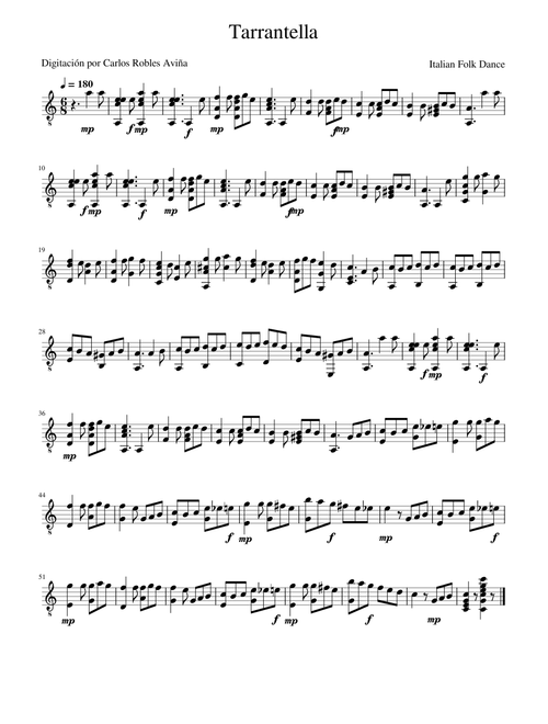 Tarantella Napoletana – Misc tunes