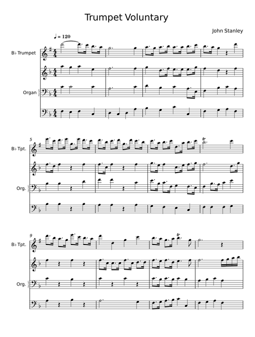 Trumpet Voluntary - John Stanley
