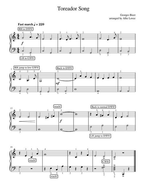 Toreador Song – Georges Bizet