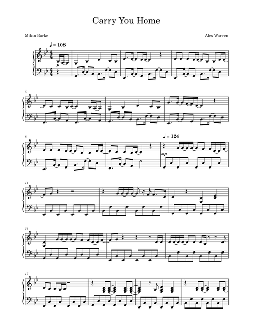 Carry You Home – Alex Warren