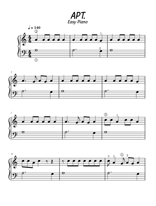 APT – Easy Piano
