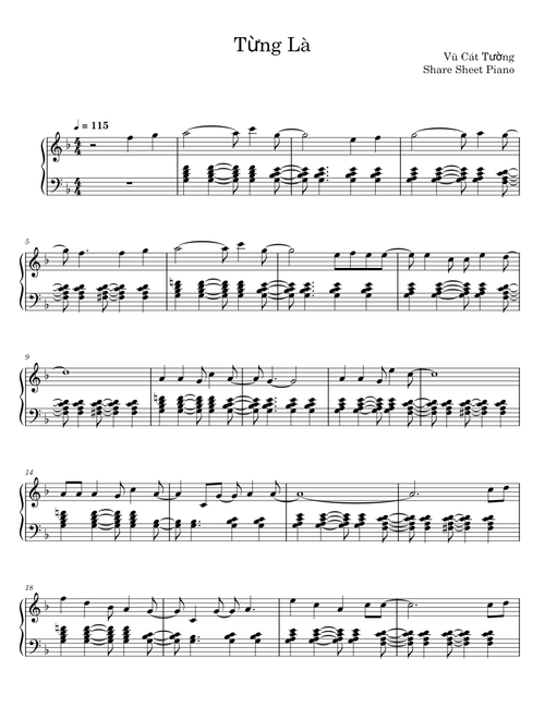 Từng Là - Vũ Cát Tường