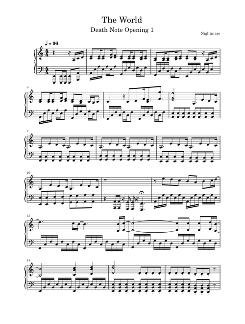 The World – Nightmare (in A minor)