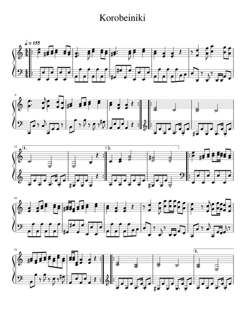 Korobeiniki Medley