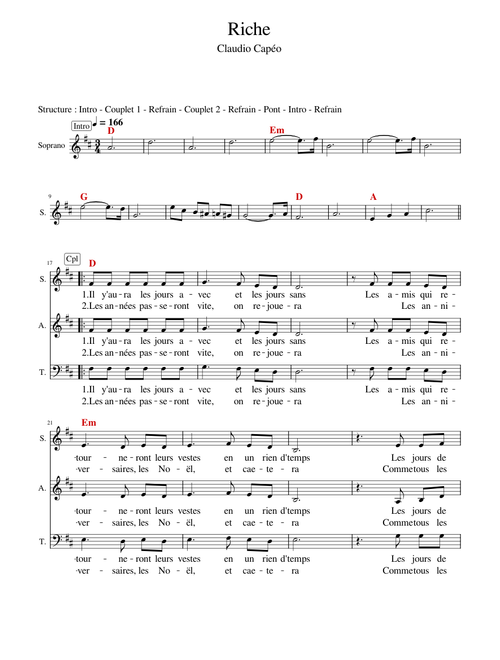 Riche – Claudio Capéo