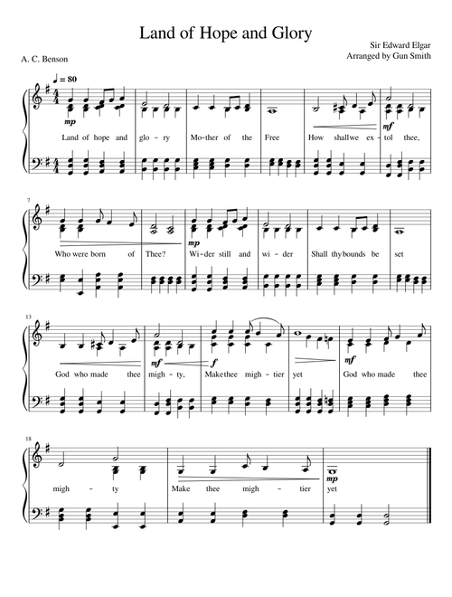 Pomp and Circumstance March No.1, Op.39 No.1 – Edward Elgar