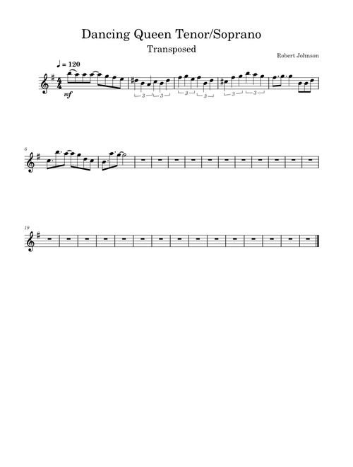 Dancing queen – ABBA for Tenor/Soprano Sax
