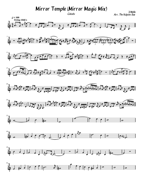 Mirror Temple (Mirror Magic Mix) - Bari Sax Solo