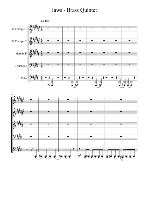 Jaws - Brass Quintet