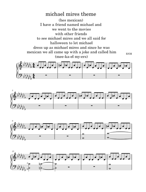 michael mires theme