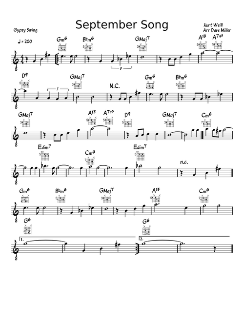 September Song